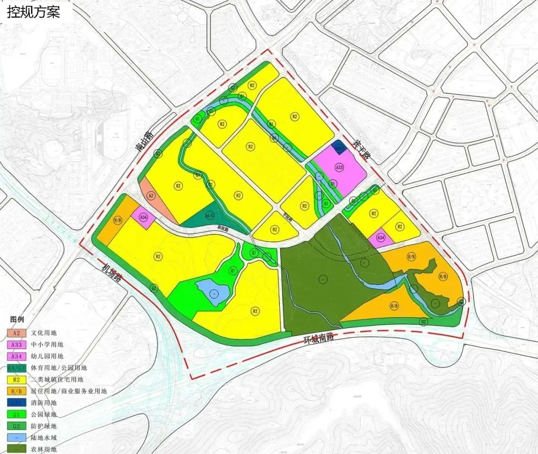 区块控规最新公示位于义乌江东