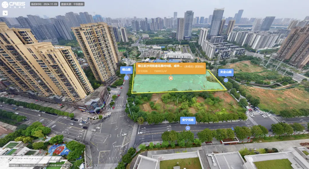 成都土拍收金44.7亿，新绿色置业以楼面价24800元/㎡拿下三圣乡宅地