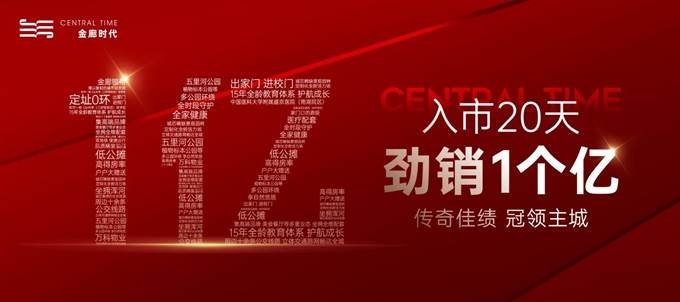 金廊时代为何成为现象级楼盘？20天劲销1亿，日销50套
