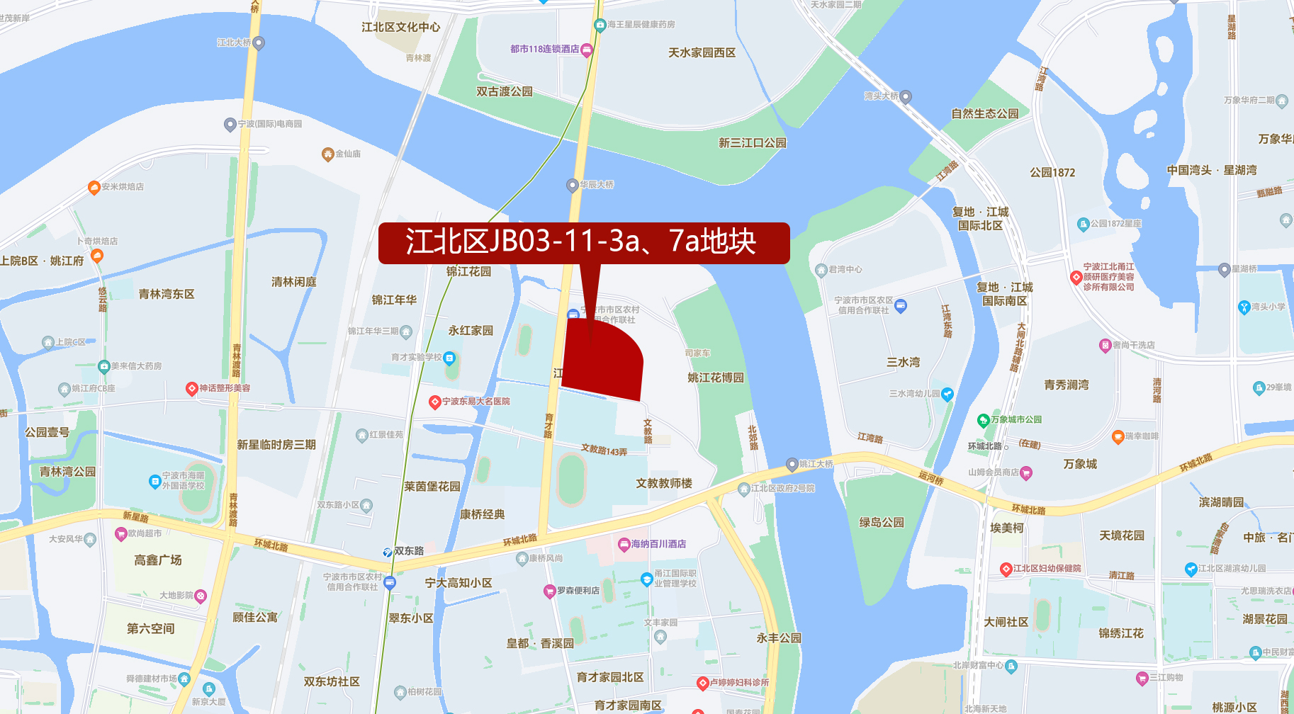 4月土拍来了！起价超10亿！江北区永红地块挂牌，宁波核心区将再添高品质住区