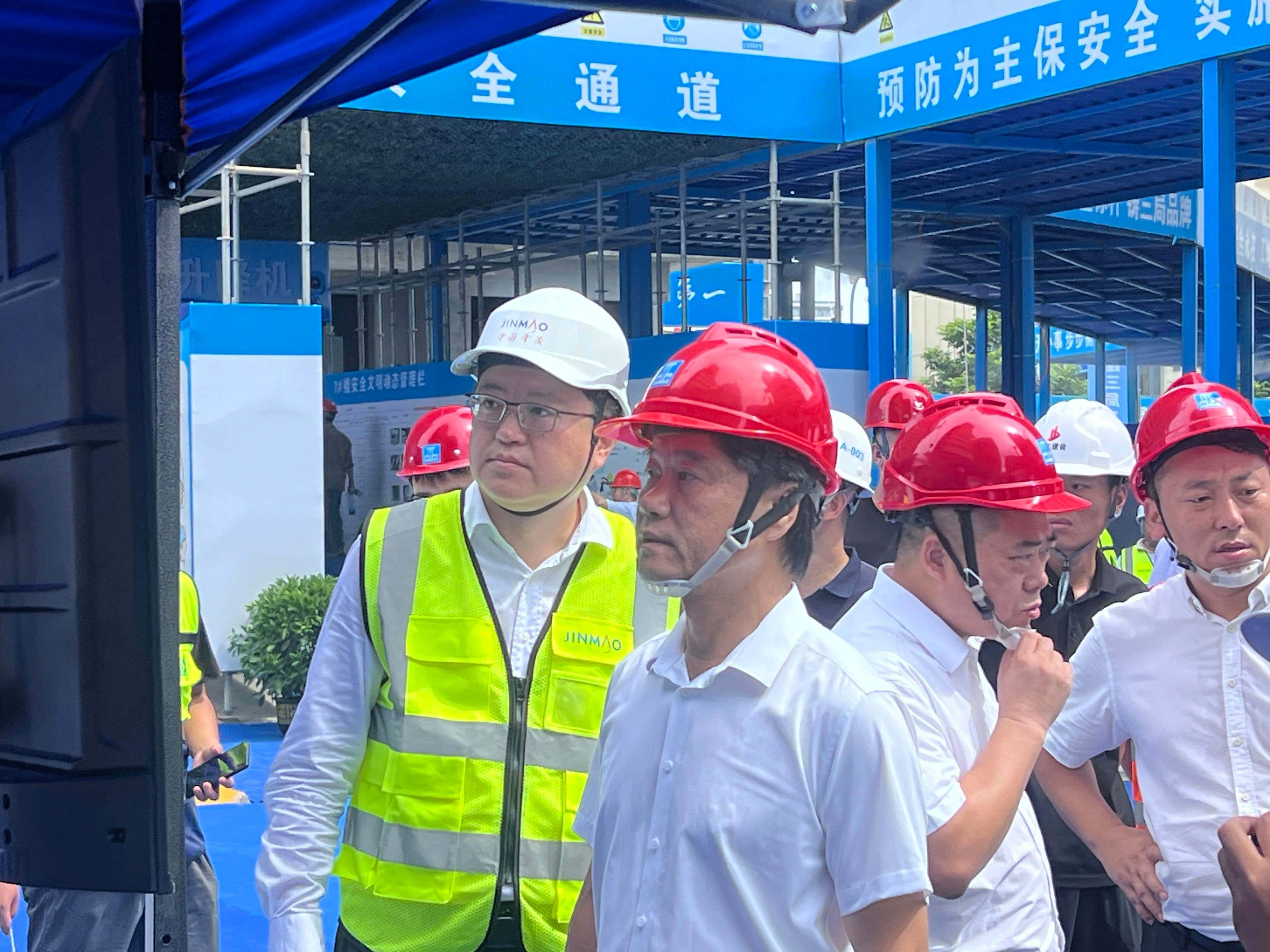 金茂·天鹭满湾项目迎住建系统考察 共筑品质人居新标杆