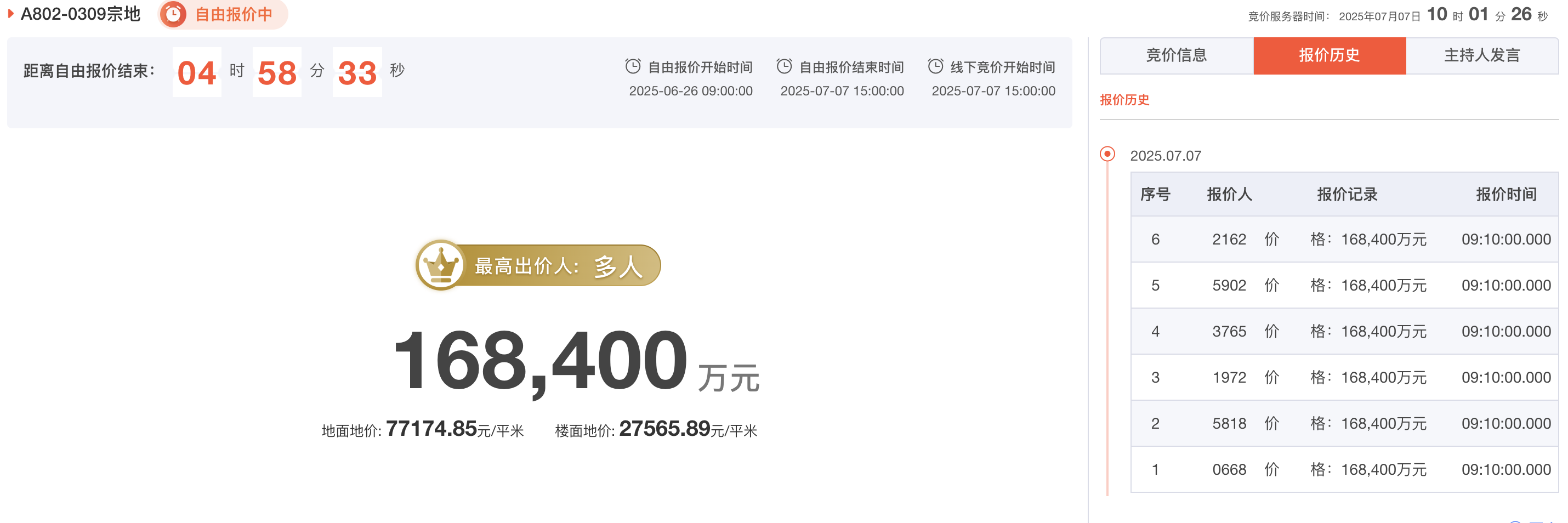 快讯｜已有6家房企报价，龙华梅林关宅地下午开拍！