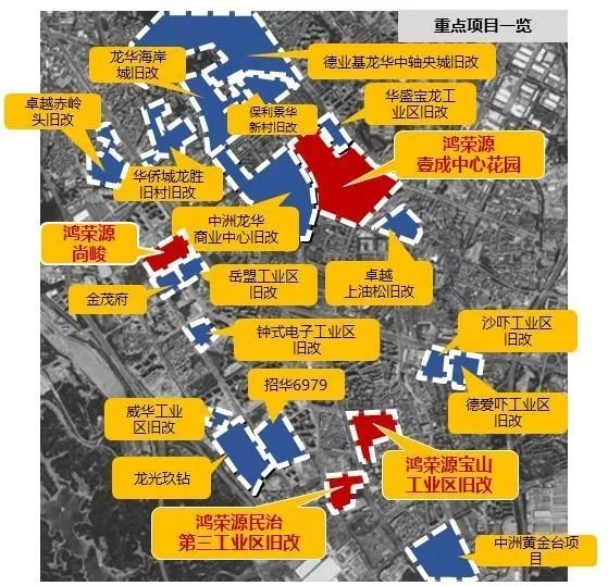 2019龙华再升级32个项目齐开工1400亿旧改龙华海岸城