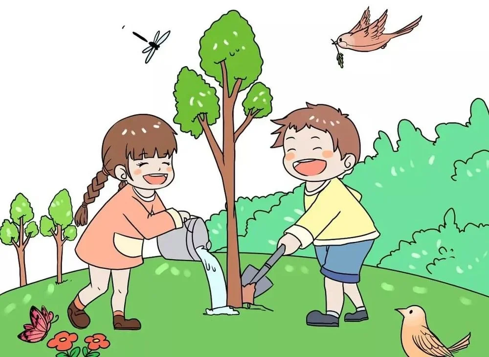 【植树节】保护树木,从你我他/她做起!