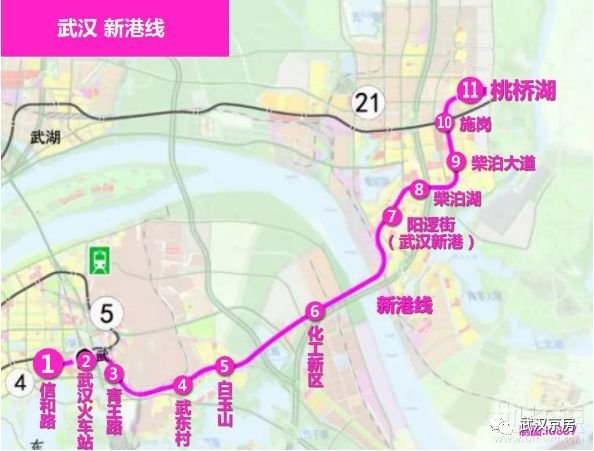 新港线正式报建葛店线下月开工武汉地铁好消息不断