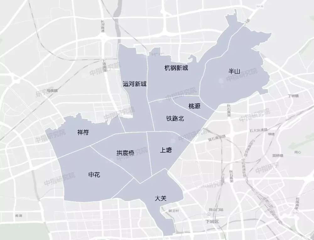 重磅杭州楼市格局改写板块精细划分至121个