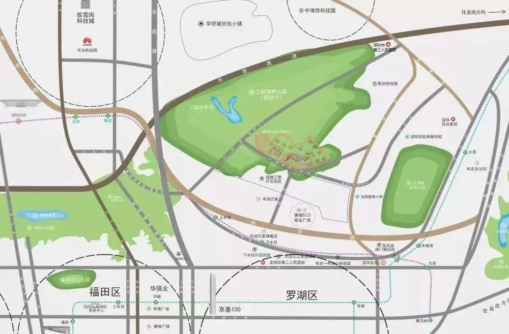 深圳里城玺樾山开阔景观视野七大主题乐园尽收眼底