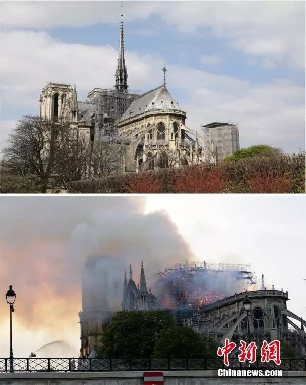 巴黎圣母院是谁烧的图片