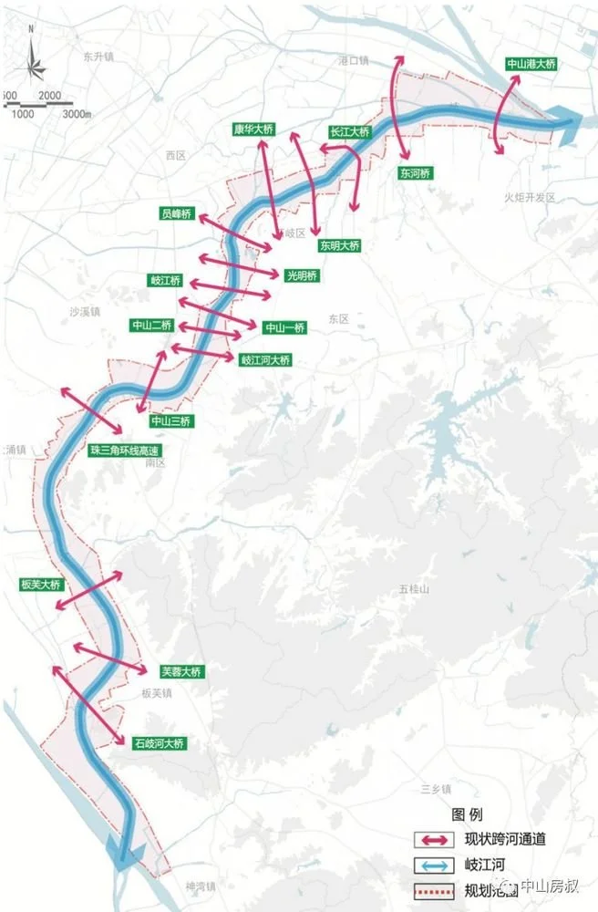 重磅岐江河一河两岸城市设计公布中山或将诞生大量江景豪宅