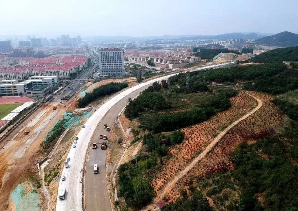 威海环山路改建最新消息来啦陶家夼隧道的土建已经完工