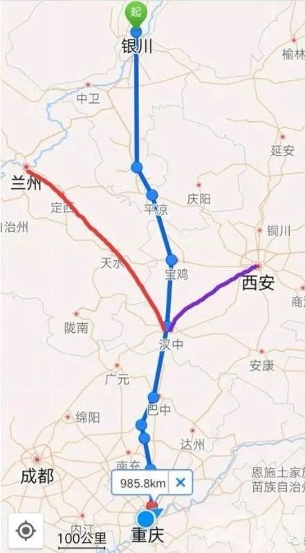 汉中高铁线路图片