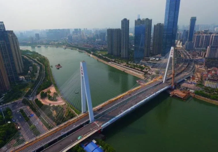 项目周边还有月湖桥,晴川桥,江汉一桥,长江大桥,鹦鹉洲大桥五座大桥