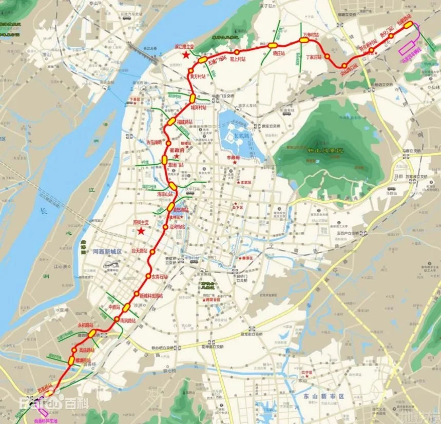 南京地鐵7號線又有建設新進展 計劃2021年通車