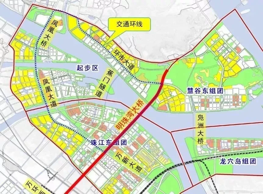 过江3分钟明珠湾大桥建设加速拆迁仅余35户