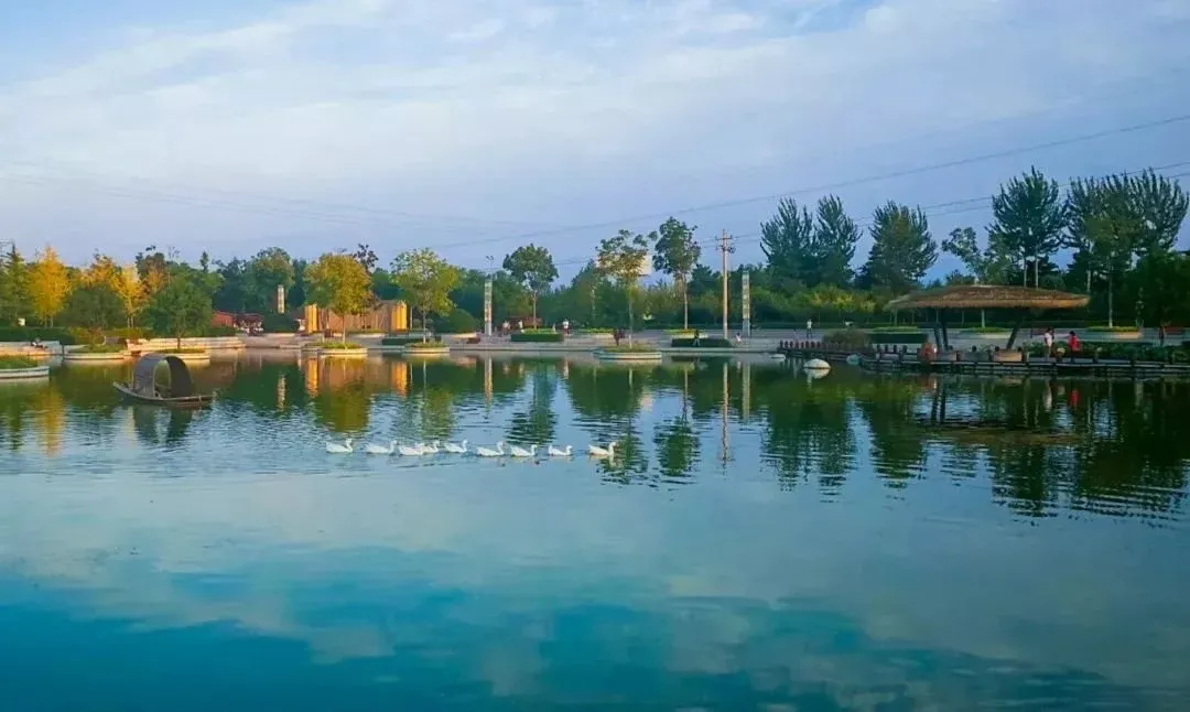 花溪水系在内的15公里水廊道,1万亩的生态农林,丰京,镐京遗址,昆明池