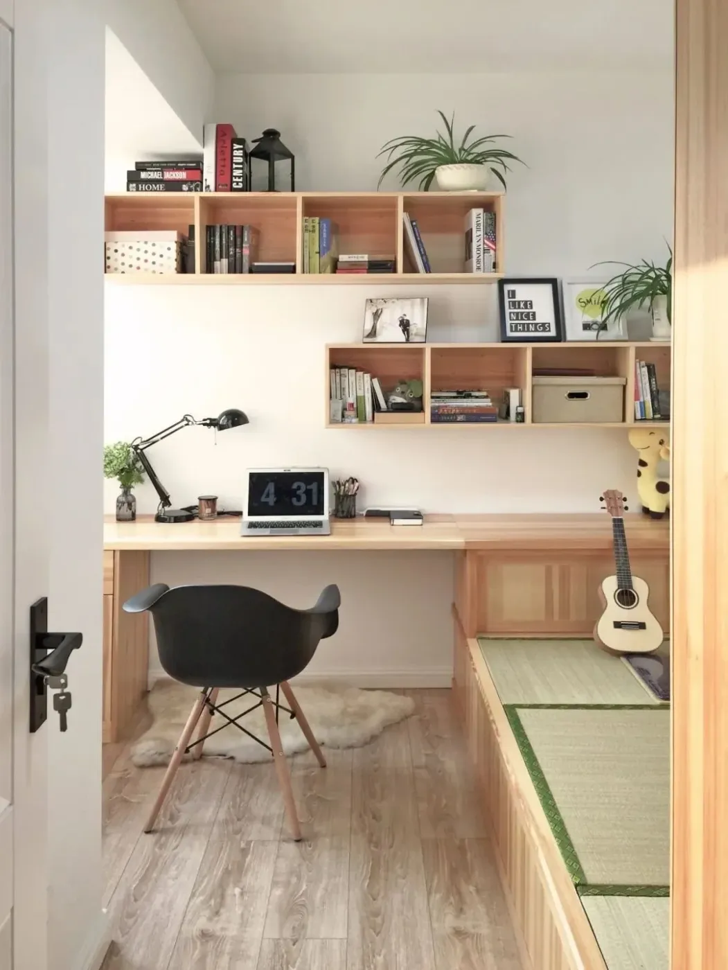 用角落空间设计出个小书房简直太实用了节省空间1㎡不浪费