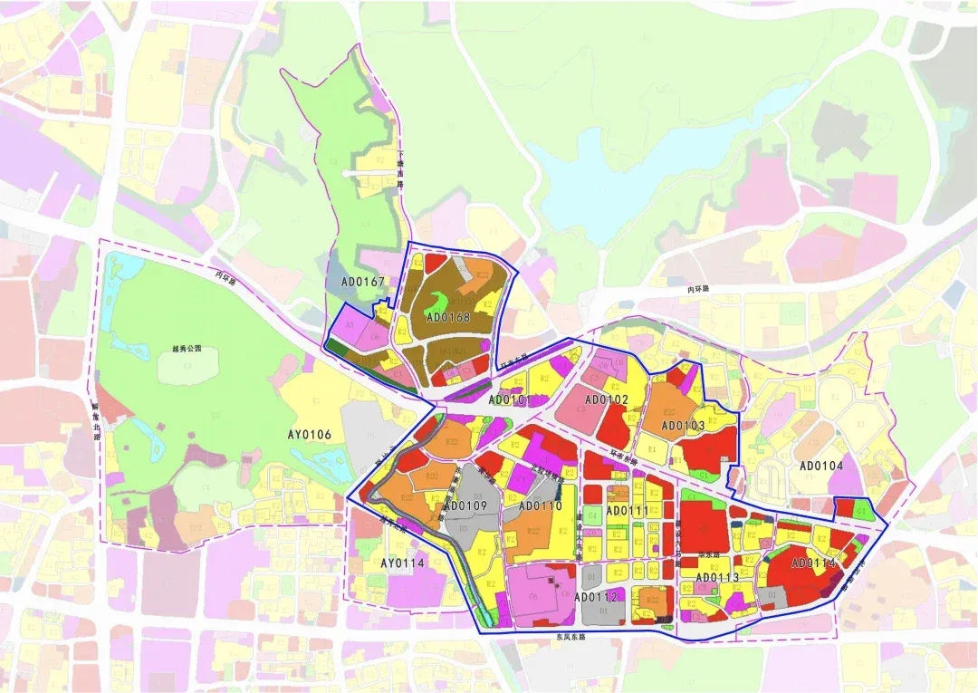 重磅五羊新城环市东商圈改造范围曝光