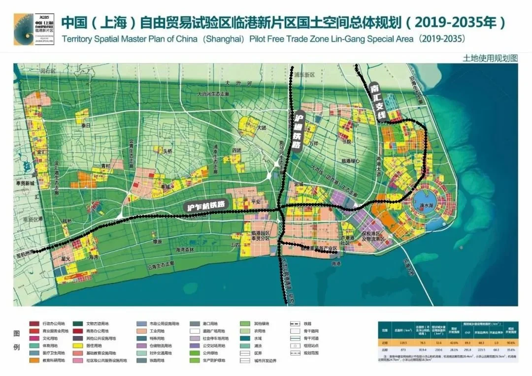 临港交通规划剖析铁路轨交快速线