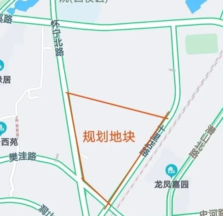 规划范围东至石涧湖路,南至十里店路和樊洼路,西至怀宁路,北至桑园路