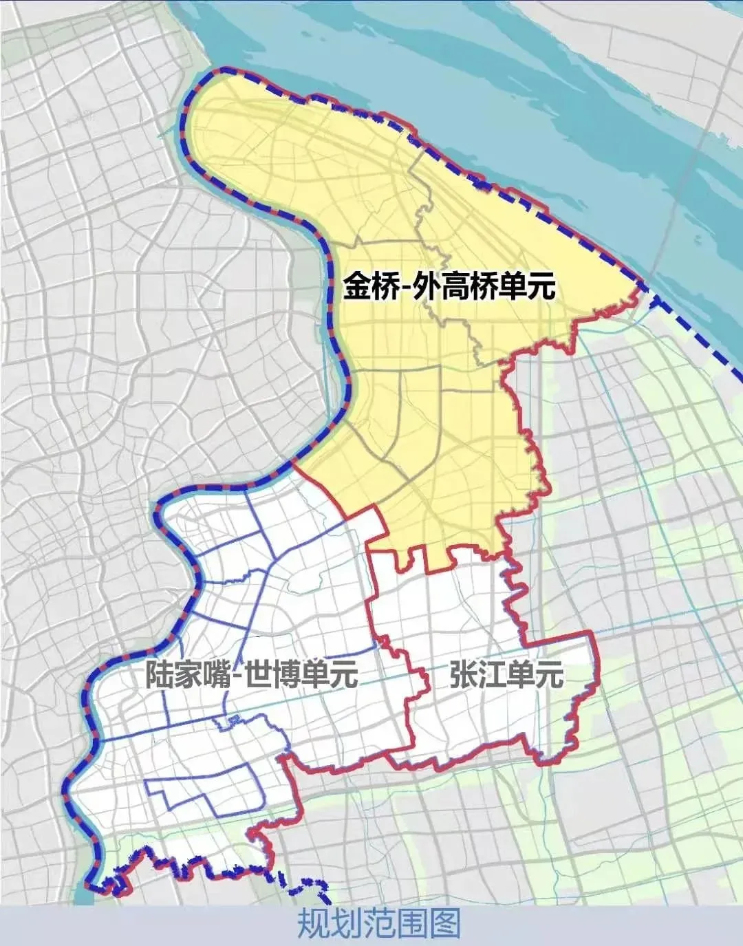 浦东陆家嘴——世博、张江、金桥——外高桥三个单元规划-房产资讯-房天下