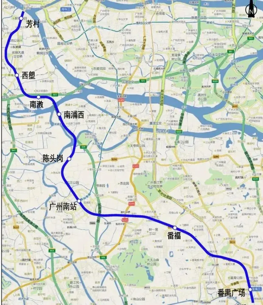 超级大饼25号线连通佛山中心城区22号线延伸至深圳
