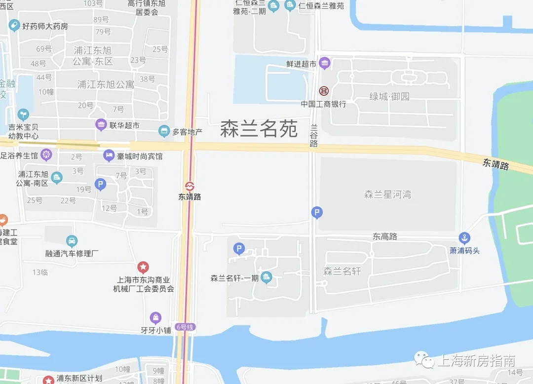 6号线地铁口森兰名苑最新户型图曝光约110120㎡小高层等待入市上海