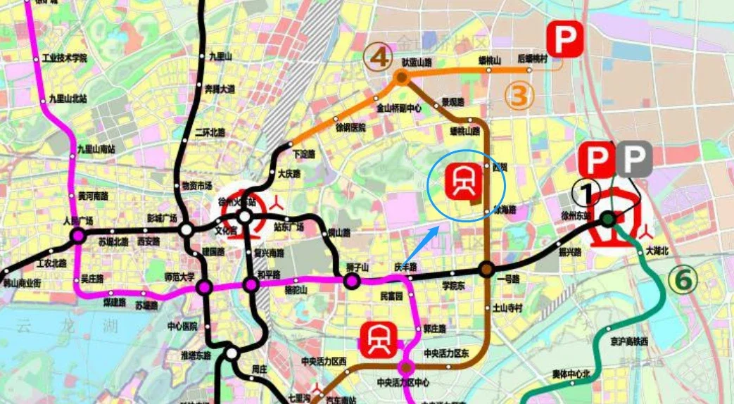 今年徐州地鐵將實現3條在建s2號線也來了還有網曝86遠期規劃