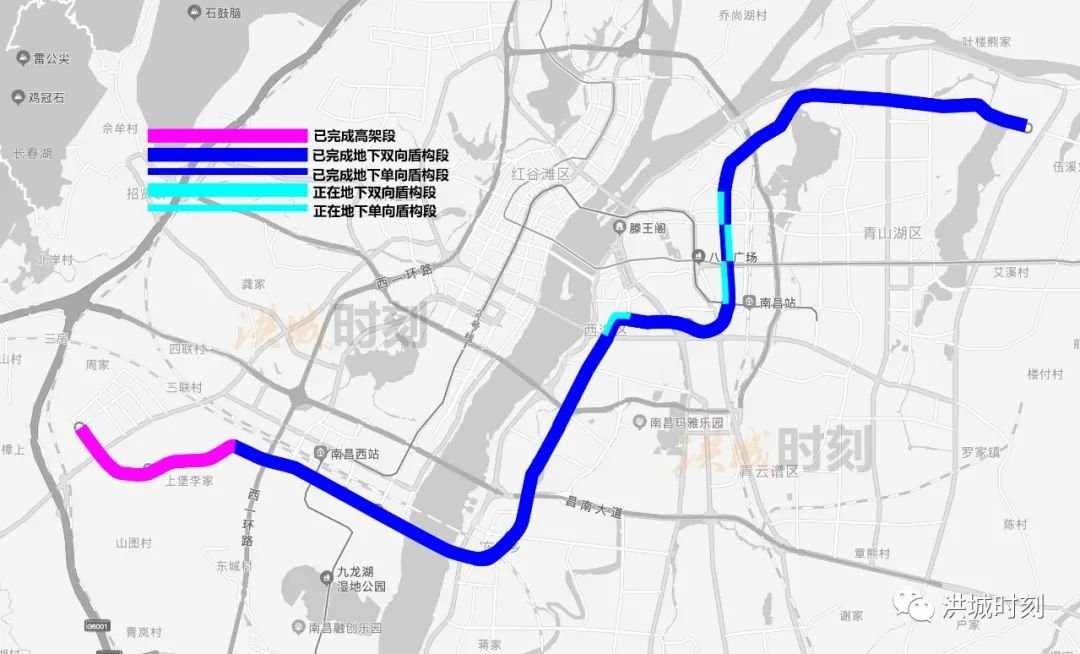 南昌地铁1234号线地图图片