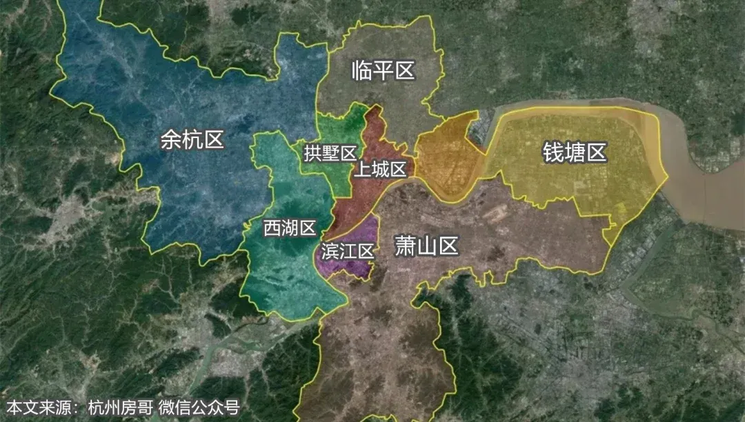北上广深杭杭州撤区大规划冲刺第五个一线城市