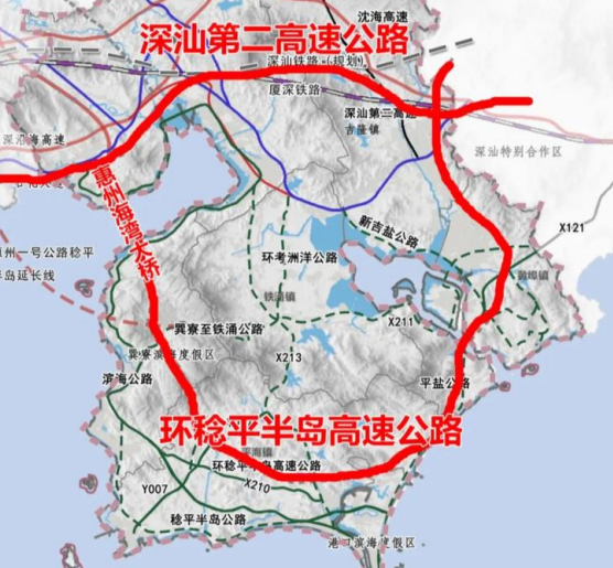 山海高速互通路线图图片