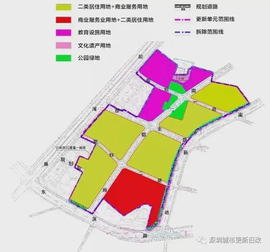 白石洲大新村向南村南山19个重磅旧改规划曝光未来长这样