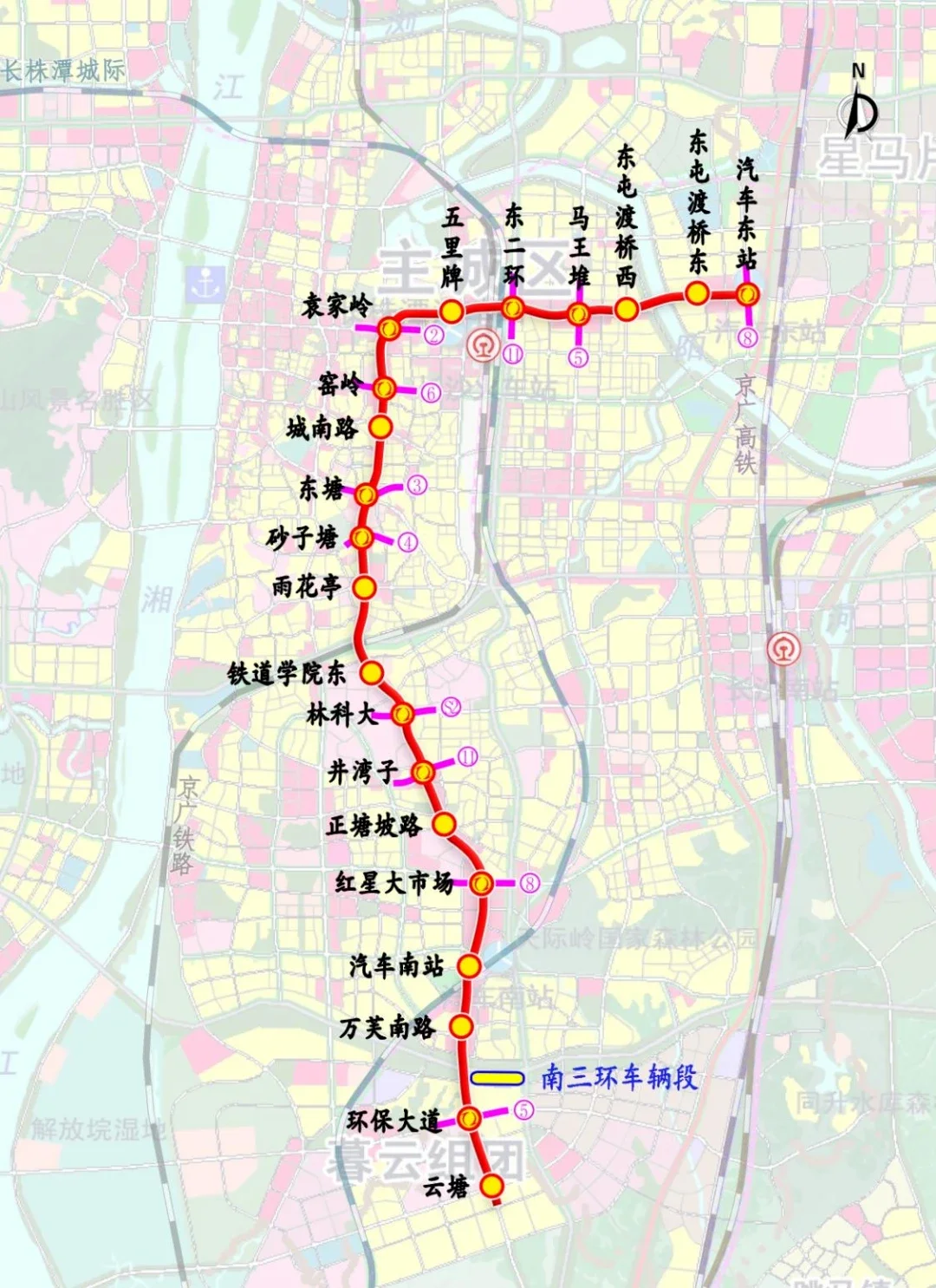 重磅长沙地铁7号线重大进展预计10月开工