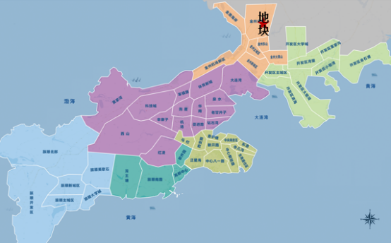 金州区地图行政区划图片