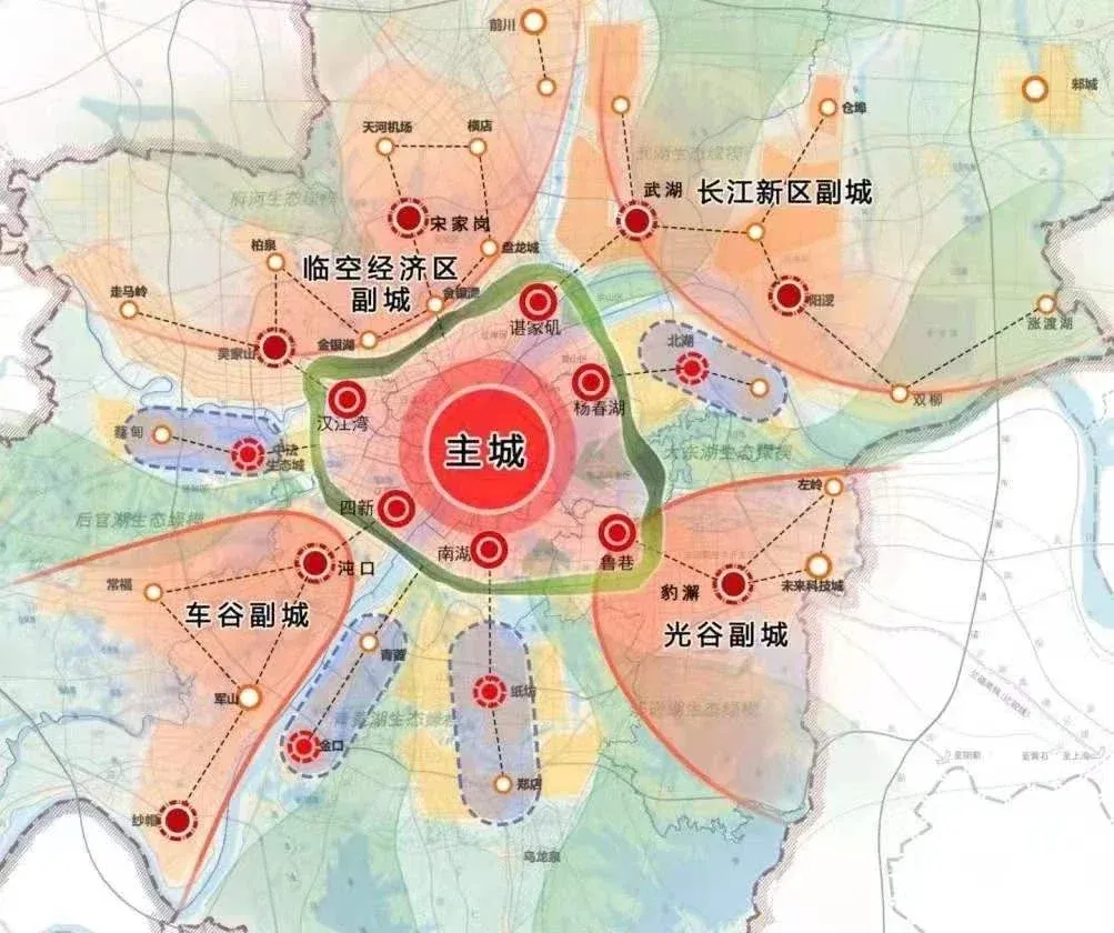 就在7月14日,武汉市发布了《武汉市国土空间总体规划(2021-2035)》