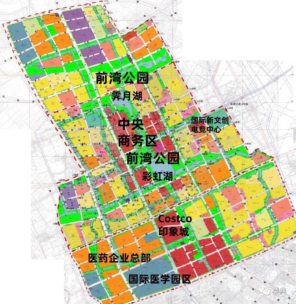 大虹桥前湾新区规划图图片