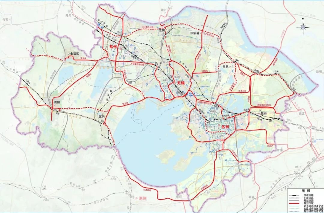苏锡常都市圈规划图片