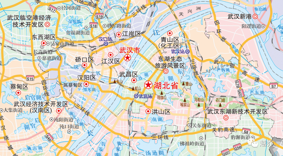 武汉市地图全图可放大图片