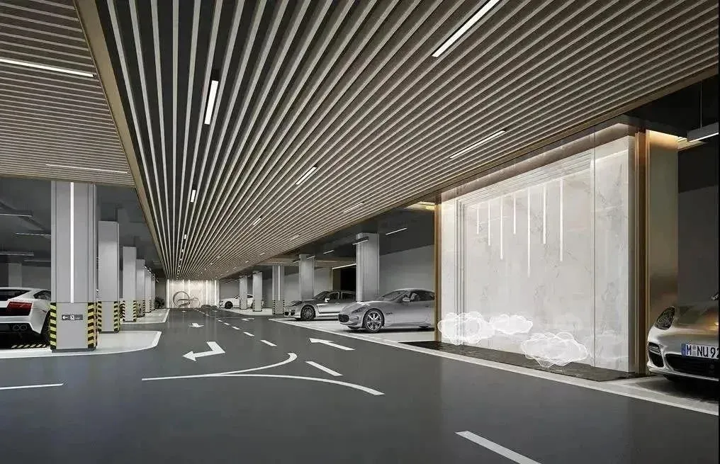 地下车库效果图