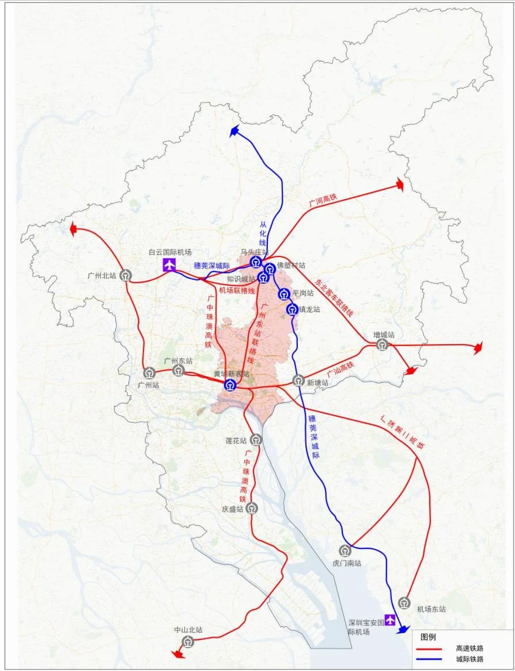 黃埔區,廣州開發區地鐵建設規劃圖3.