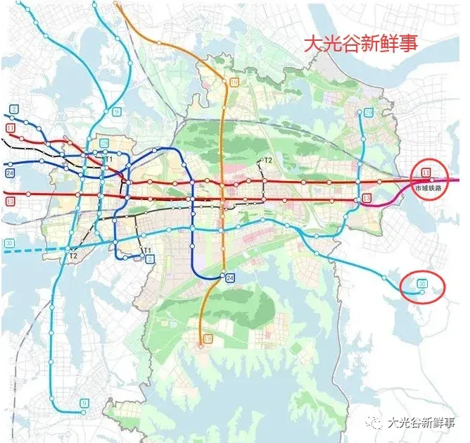 与光谷有关力争这两条地铁纳入武汉第五期轨道交通规划