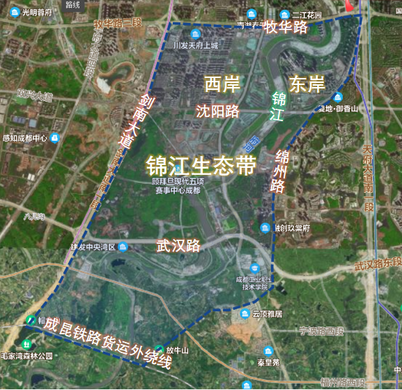 锦江生态带商业规划图片