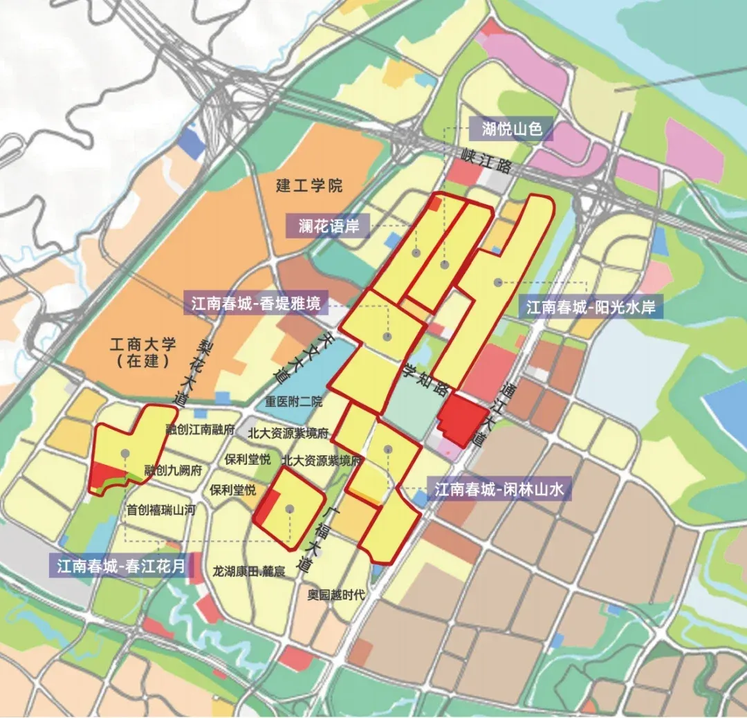 重庆经开区计划供应土地14块,其中包括广阳湾智创生态城和长嘉汇城市