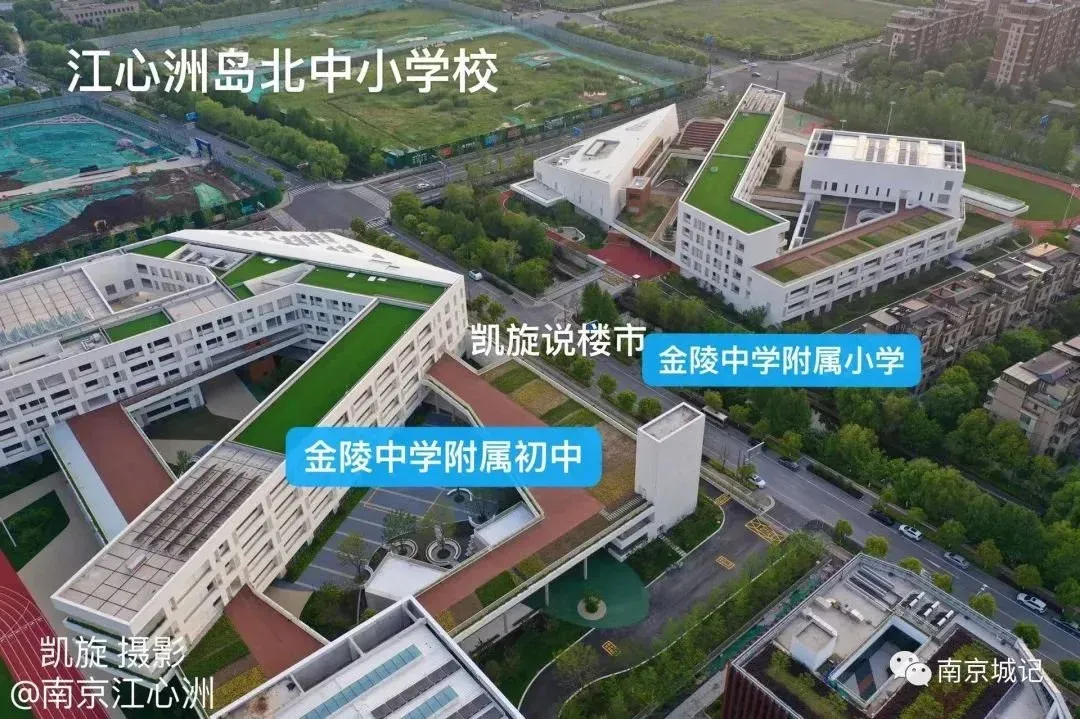 刚刚江心洲学区定了金陵中学附属中小学