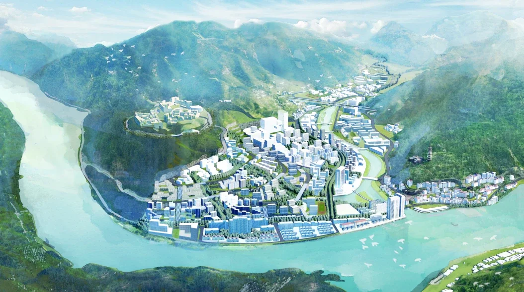 以青田县大力发展的三溪口花园新城为例,在有g330国道,s333省道和两条