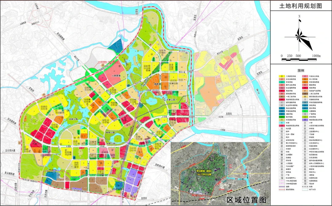 方案公示一,区位与范围规划区位于化州市老城区的西侧,规划范围东至