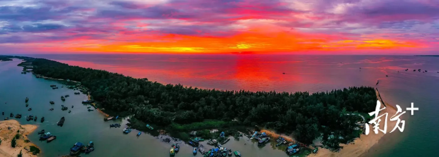 把绝美晚霞装进湛江地图!落日余晖,你最想去哪里看?_房产资讯_房天下
