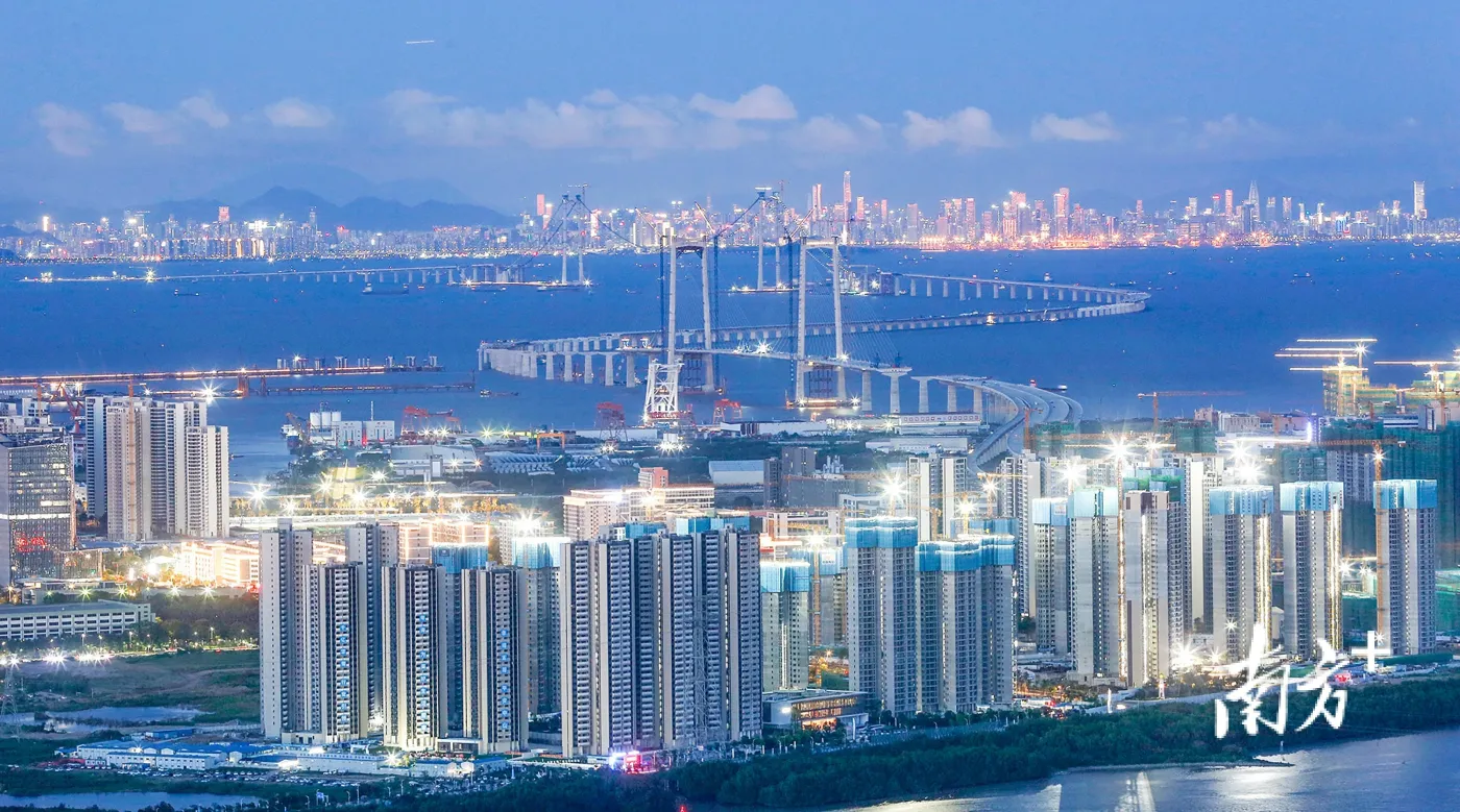 非凡十年·广东答卷|中山翠亨新区:跨越珠江口 与东岸城市协同发展