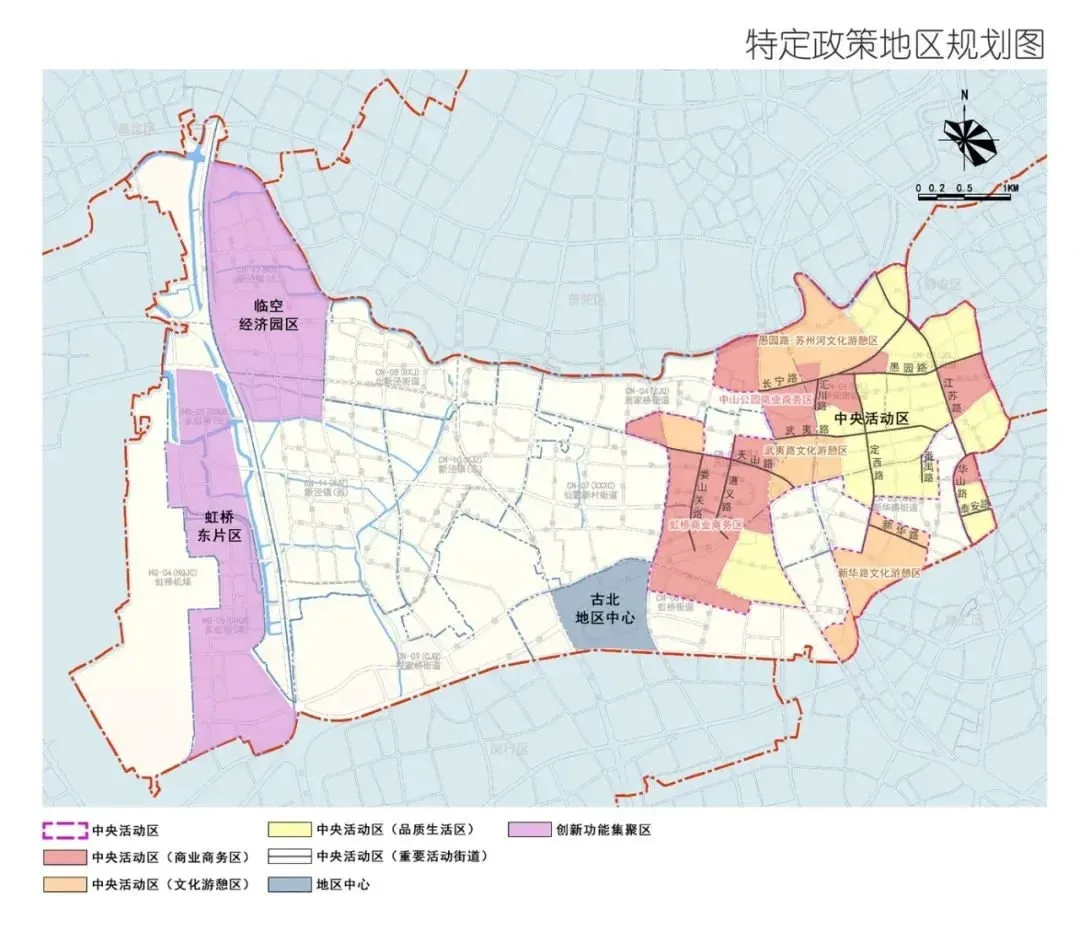 长宁区(上海2035总体规划)单元规划,规划范围36.27平方公里-房产资讯-房天下