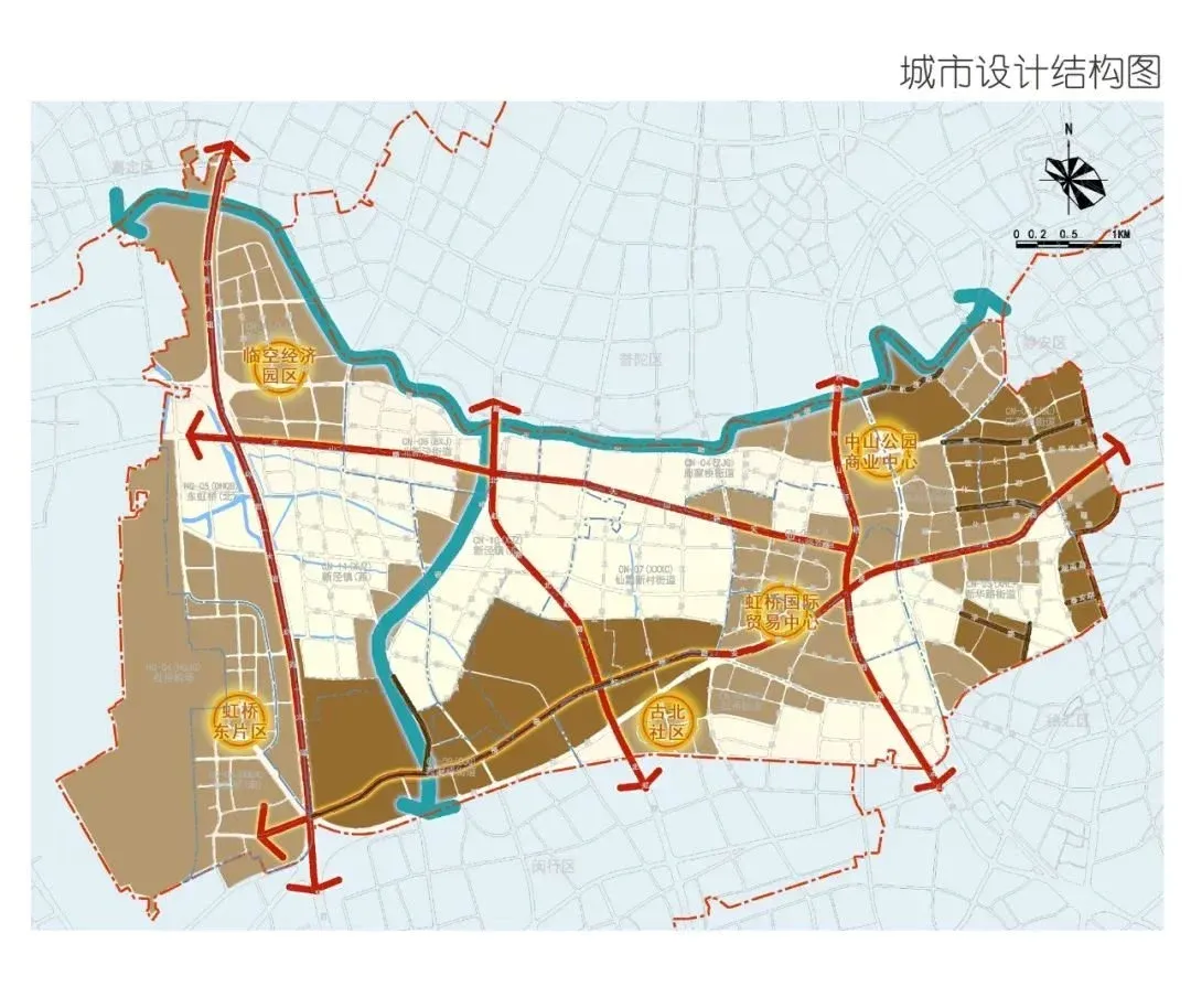 长宁区(上海2035总体规划)单元规划,规划范围36.27平方公里-房产资讯-房天下