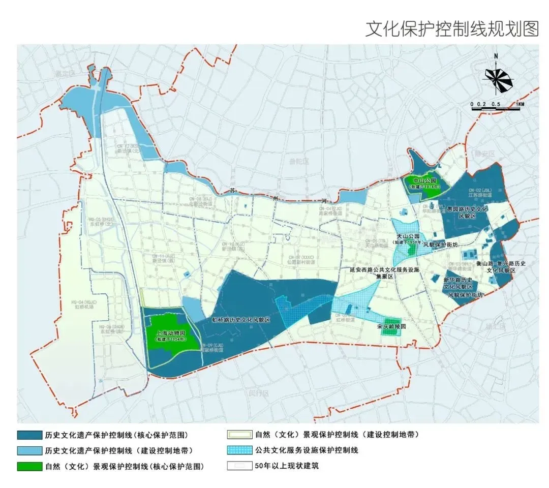 长宁区(上海2035总体规划)单元规划,规划范围36.27平方公里-房产资讯-房天下